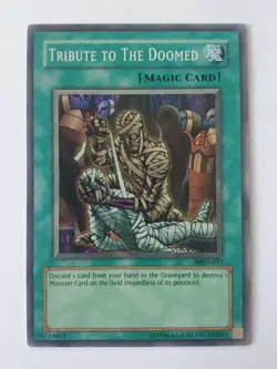 Yugioh Tribute to the Doomed MRD-057 Super Rare Foil - Image 1