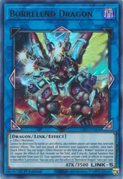 Borrelend Dragon - GFP2-EN006 - Ultra Rare - 1st Edition - Lightly Played - Image 1