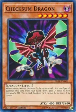 Checksum Dragon - SDRR-EN006 - Common - 1st Edition - Lightly Played - Image 1