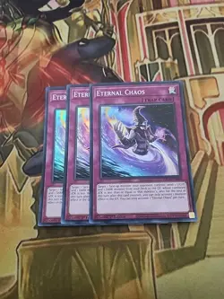 3X Eternal Chaos (TOCH-EN010) - Super Rare - 1st Edition NM Yugioh - Image 1