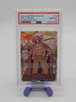 Gol D Roger 118 Alt Art | 2024 One Piece OP09 Emperors In The New World | PSA 10 - Image 1