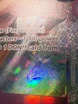 1x Foxy OP07-071 Alt Art Rare- English- One Piece TCG Mint - Image 3