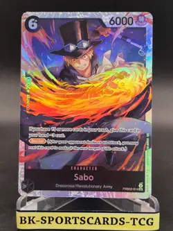 One Piece PRB Best 2: Sabo PRB02-014 SR Super Rare English - Image 1