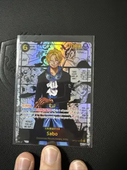 One piece CCG Sabo OP13-120 SEC Manga Alt Art NM. English. - Image 3