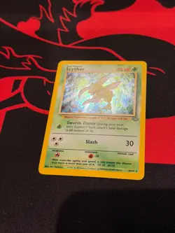 Pokemon TCG Scyther Holo Rare Jungle Set Card 10/64 - Image 2