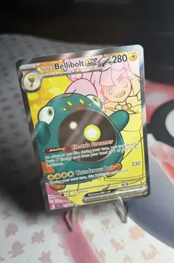 Iono's Bellibolt EX Holo-Pokemon TCG Card 172/159 SV Journey Together Ultra Rare - Image 1
