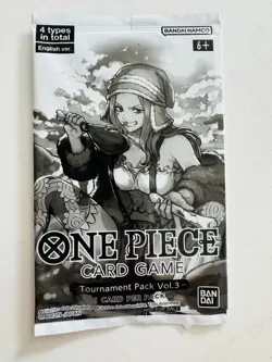 One Piece TCG Tournament Pack Vol. 3 - Brand New Sealed Promo Card - Image 1