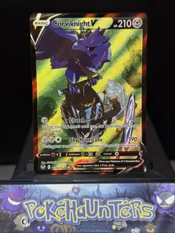 Pokemon Card Corviknight V TG18/TG30 Silver Tempest Trainer Gallery Holo NM - Image 1