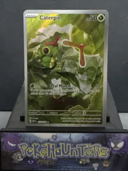 Pokemon Card Caterpie 172/165 151 Illustration Rare Near Mint - Image 1
