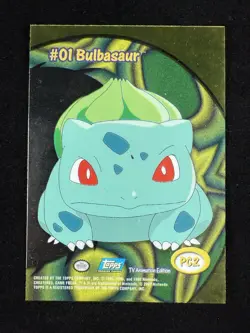 Topps Pokemon BULBASAUR #PC2 TV Animation Clear Cards - Image 2