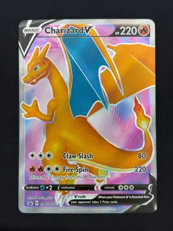 Charizard V SWSH050 - Black Star Promo - Lightly Played LP Pokemon Card - Image 1