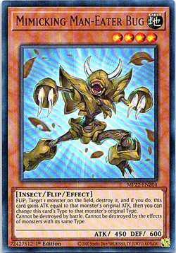 Mimicking Man-Eater Bug MP22-EN204 Yu-Gi-Oh! Card Near Mint 1st Edition - Image 1