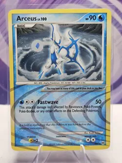 Arceus AR4 Arceus Holo Lv. 100 Pokemon Card LP - Image 1