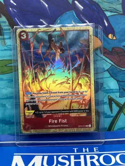 Fire Fist OP03-018 R ALT ART RARE- One Piece Trading Card Game - ENGLISH - Image 3
