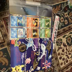 Pokemon Neo Genesis Premium File 1 Promo Folder 9 Japanese Cards factory sealed - Image 5