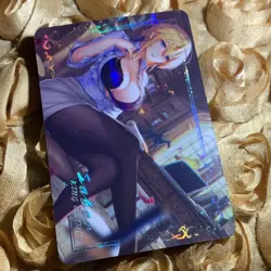 SABER Artoria Pendoragon FGO Fate Grand Order Anime Waifu Girl ACG Holo Card - Image 3