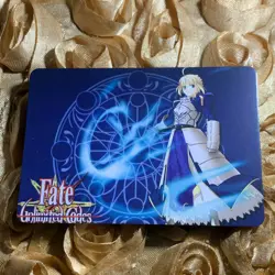 SABER Artoria Pendoragon FGO Fate Grand Order Anime Waifu Girl ACG Holo Card - Image 4