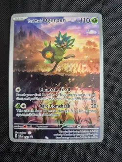 Teal Mask Ogerpon 123 Sv: Scarlet & Violet Promo Cards Holo NM - Image 1