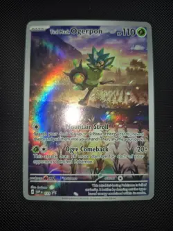Teal Mask Ogerpon 123 Sv: Scarlet & Violet Promo Cards Holo NM - Image 3