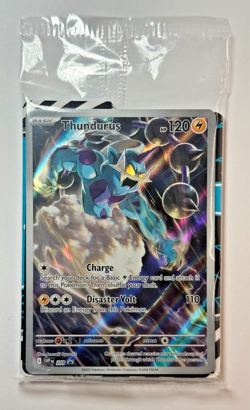 Pokemon TCG - (SEALED) Thundurus 209 Scarlet & Violet Promo Card (Holo) EN NM - Image 1