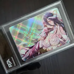 Overlord Sexy Femme Fatale ALBEDO Gold Signature ACG Card Doujin Slab SB36 - Image 4