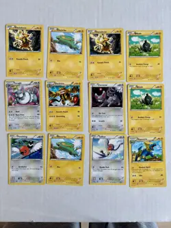 Lot Of 12 XY Pikachu Libre & Suicune Trainer Kit 2016 Pokemon TCG Cards Common - Image 1