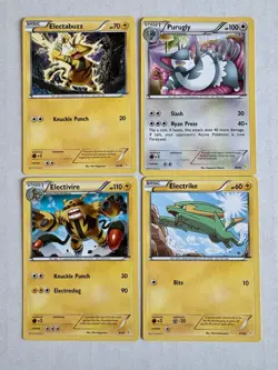 Lot Of 12 XY Pikachu Libre & Suicune Trainer Kit 2016 Pokemon TCG Cards Common - Image 4