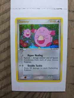 Chansey Reverse Holo Stamped EX Unseen Forces 20/115 Rare Card Pokemon TCG - Image 1