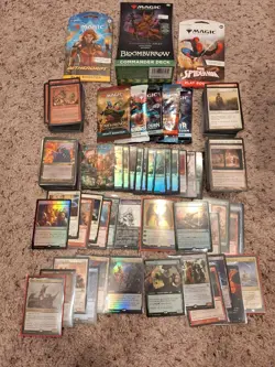 400 MTG Cards - Magic the Gathering Lot w/ FOILS & RARES! + BOOSTERS + DECKS - Image 1
