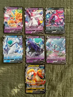 Pokemon TCG lot of 7 JUMBO V Cards NM - Image 1