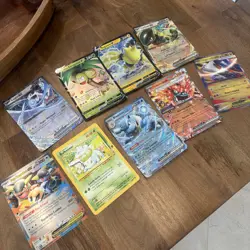Pokemon Jumbo LOT OF 9 Cards No Duplicates 25th Blastoise Bulbasaur Lugia Latias - Image 1
