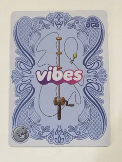 2025 VIBES TCG NYCC Promo Card #51 Arches GOLD FOIL #/60 Pudgy Penguins RARE - Image 2