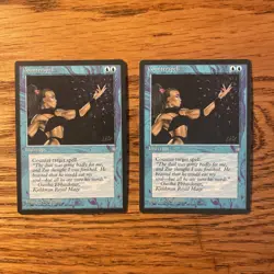 MTG: 7 Card Ice Age Blue Lot With Mystic Remora - Magic The Gathering 1995 - Image 3