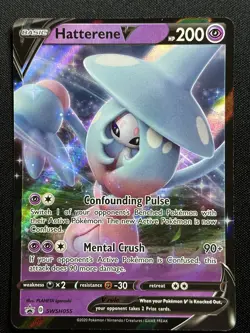 Hatterene V Promo SWSH: Sword & Shield Promo Cards SWSH055 LP-NM Pokemon Card - Image 1