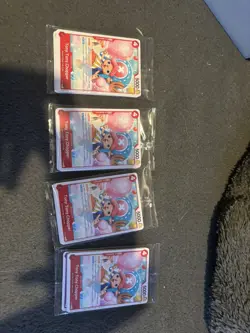 One Piece Promos (Gol D Roger Promo P-101-P-107 Card English) SEALED IN HAND - Image 1