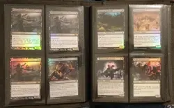 160+ Black Foil Cards in GameGenic Folder - Xathrid Gorgon / Piper of the Swarm - Image 1