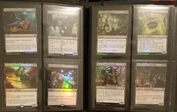 160+ Black Foil Cards in GameGenic Folder - Xathrid Gorgon / Piper of the Swarm - Image 2