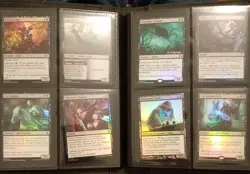 160+ Black Foil Cards in GameGenic Folder - Xathrid Gorgon / Piper of the Swarm - Image 3