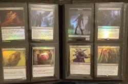 160+ Black Foil Cards in GameGenic Folder - Xathrid Gorgon / Piper of the Swarm - Image 4