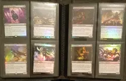 160+ Black Foil Cards in GameGenic Folder - Xathrid Gorgon / Piper of the Swarm - Image 5