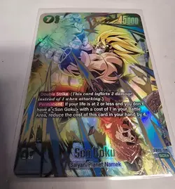 Son Goku FB05-119 Alternate Art Secret Rare Adventure Dragon Ball Super Card - Image 1