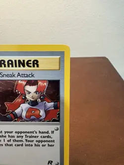 Pokemon TCG Rockets Sneak Attack Holo Trainer Card 16/82 First Edition NM - Image 3
