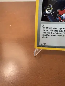 Pokemon TCG Rockets Sneak Attack Holo Trainer Card 16/82 First Edition NM - Image 5