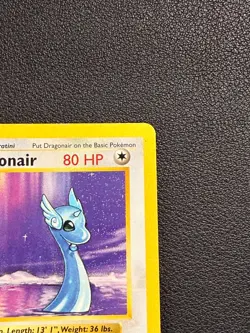 Pokemon Shadowless Dragonair 18/102 Rare Base Set Pokemon Card LP+ Vintage WOTC - Image 3