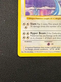 Pokemon Shadowless Dragonair 18/102 Rare Base Set Pokemon Card LP+ Vintage WOTC - Image 5