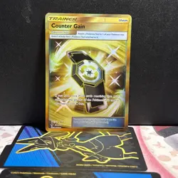 Counter Gain - 230/214 - Pokemon Lost Thunder Sun & Moon Secret Rare Card NM - Image 1
