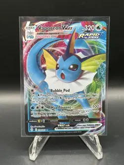 Vaporeon VMAX 30/203 Swsh07: Evolving Skies Holo Pokemon Tcg Cards Rare English - Image 1