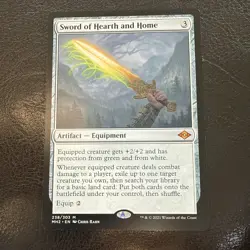 Magic the Gathering Sword of Hearth and Home Modern Horizons 2 Near Mint MTG - Image 1