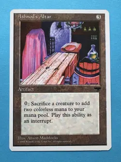 MTG Ashnod's Altar Artifact - Chronicles 1995 LP - Image 1