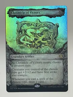 Chronicle of Victory - Foil - Showcase - MTG Lorwyn Eclipsed M/NM, English Magic - Image 1